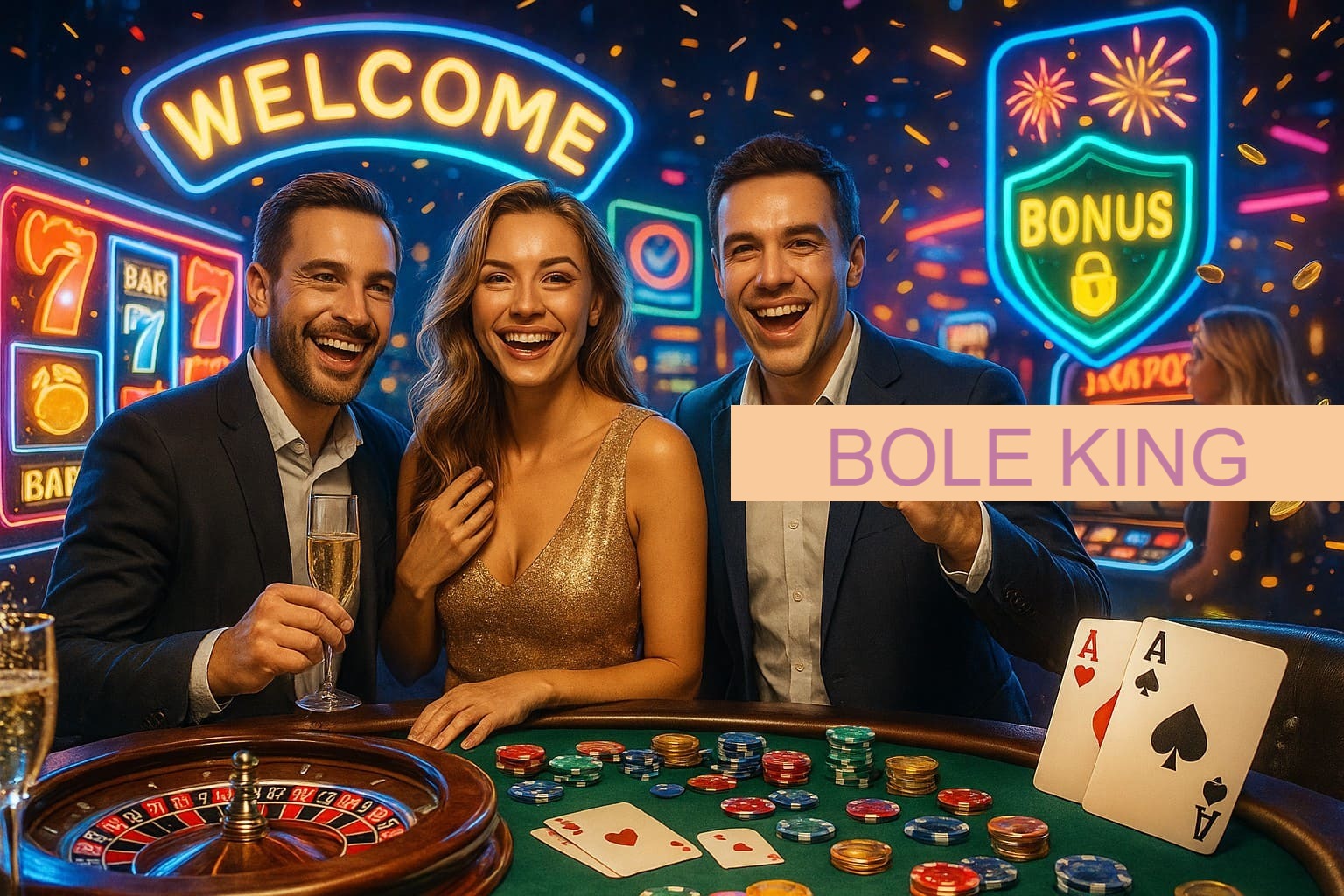 Jogos emocionantes no BOLE KING