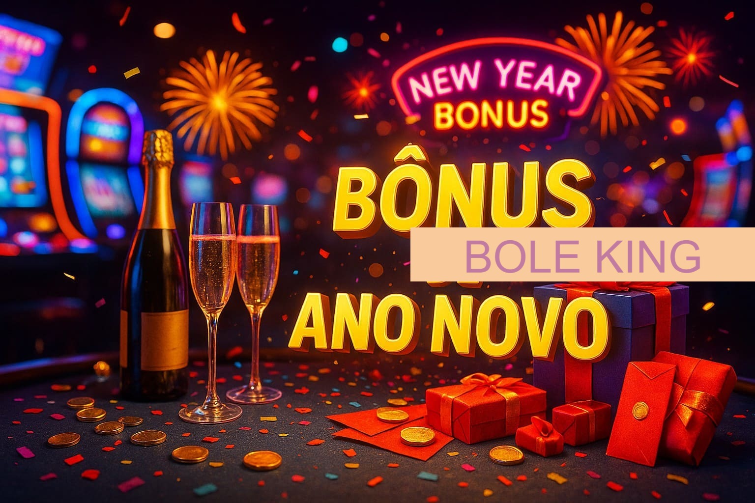 Promoções de Ano Novo no BOLE KING